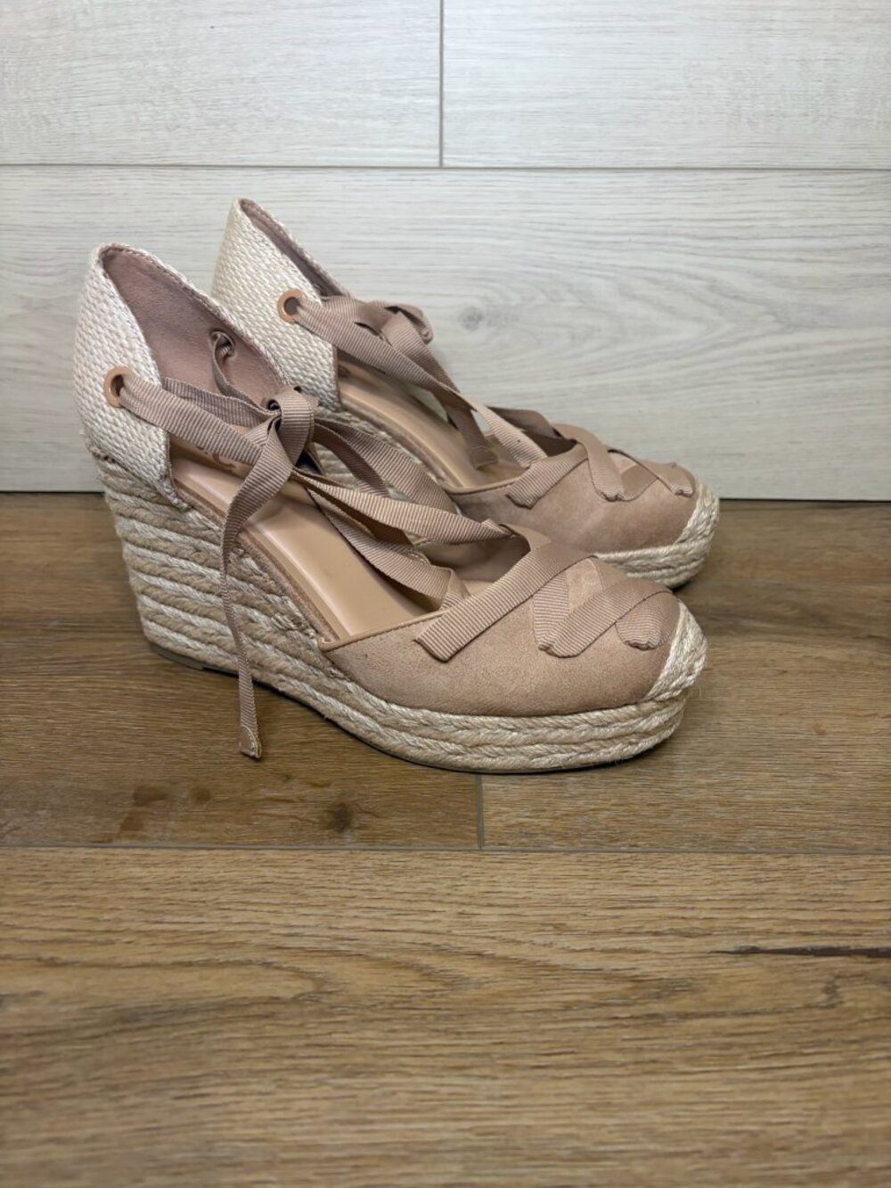 I.N.C. International Concepts Merryyf DK Almond Wedge Sandals Size 9M